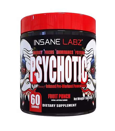 Insane Labz Psychotic Red Pre-Workout 60 Servings