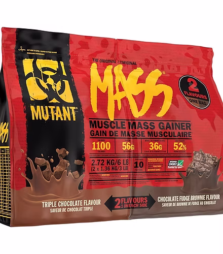 Mutant Mass Muscle Mass Gainer Dual Flavors Pack 6 LBS