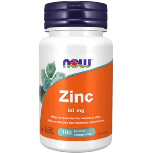 NOW Foods, Zinc, 50 mg, 100 Tablets
